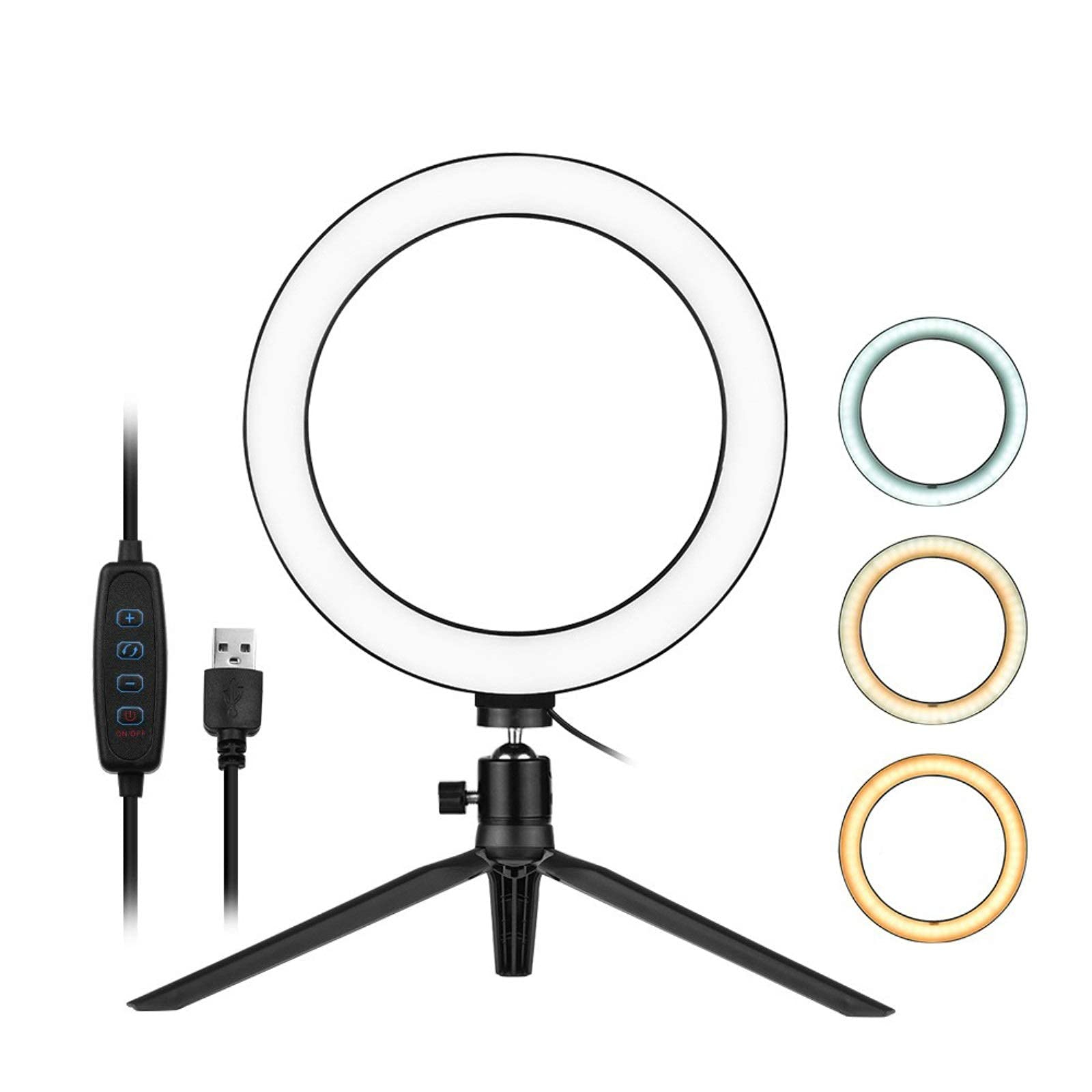 リングライト 8インチ LEDリングライト Amazon.co.jp: LEDリングライト 8インチ LEDリングライト ミニ三脚